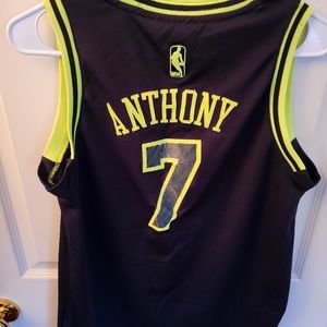 #7 Carmelo Anthony Limited Edition Adidas New York Knicks Neon Youth Jersey